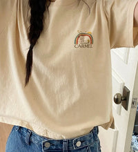 Caramel Crop Tee