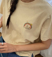 Caramel Crop Tee