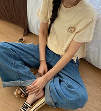Caramel Crop Tee