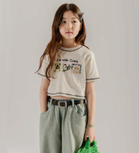 Cat Crop Short Sleeve Tee