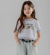 Cat Crop Short Sleeve Tee