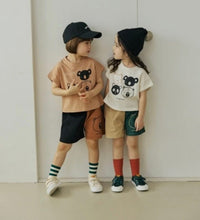 Bear face tee