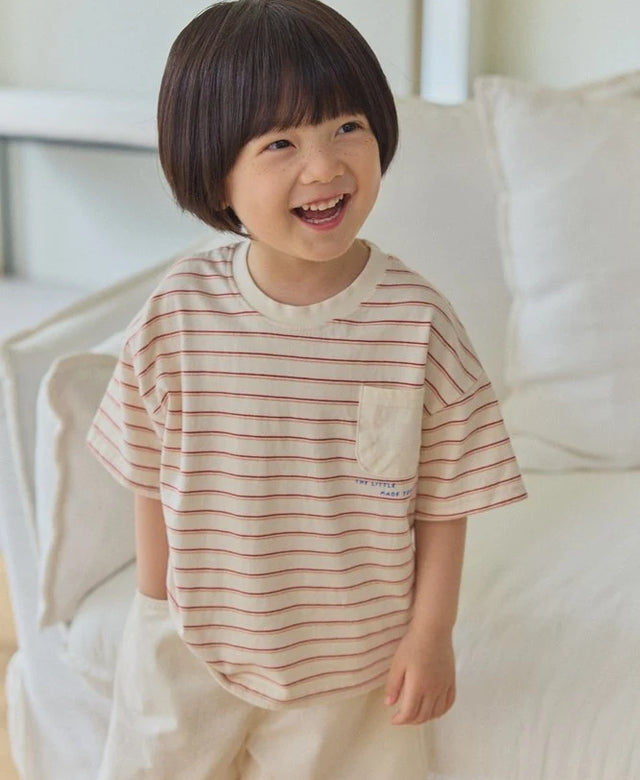 Pocket stripe tee